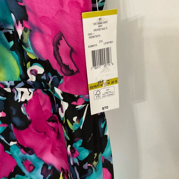 ❤️PRICE DROP❤️Black Label by Evan-Picone Dress NWT Size 14 - Picture 3 of 7